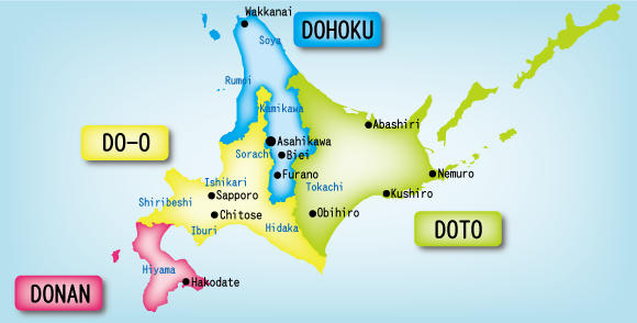 Hokkaido Map