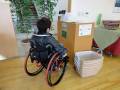 レジカウンターです。
車いすからは少し高いです。