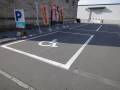 多目的駐車場は1台分あります。平面です。