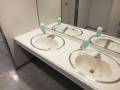 一般トイレ洗面台。
洗面台高さは59cm。